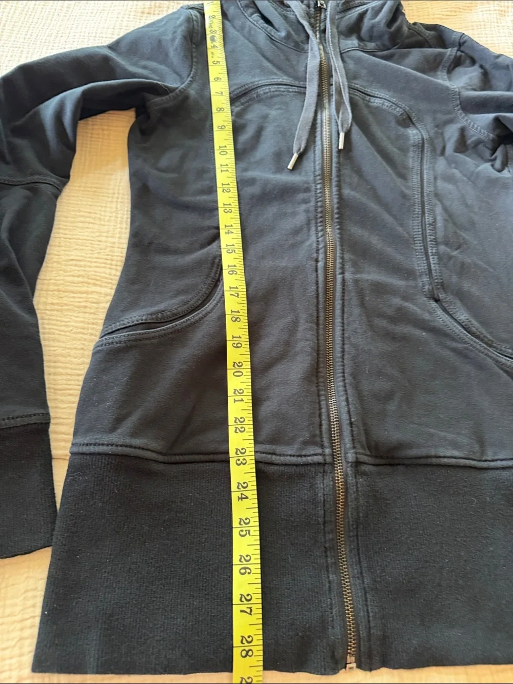 Lululemon Scuba Hoodie Original 2011 Release Black Sweatshirt - Size 8